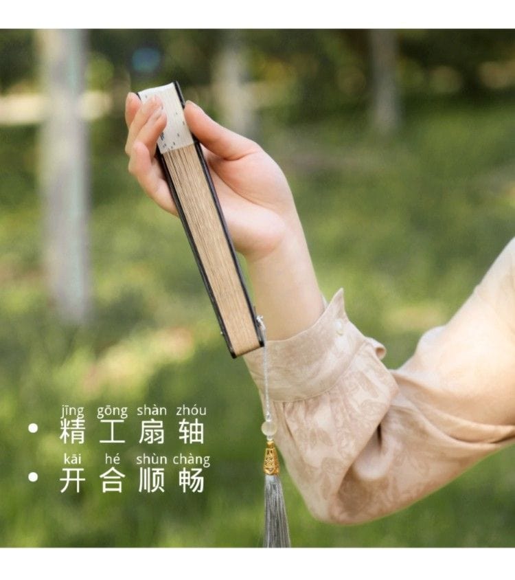 漢服旗袍古風折扇新中式折疊便攜小扇子