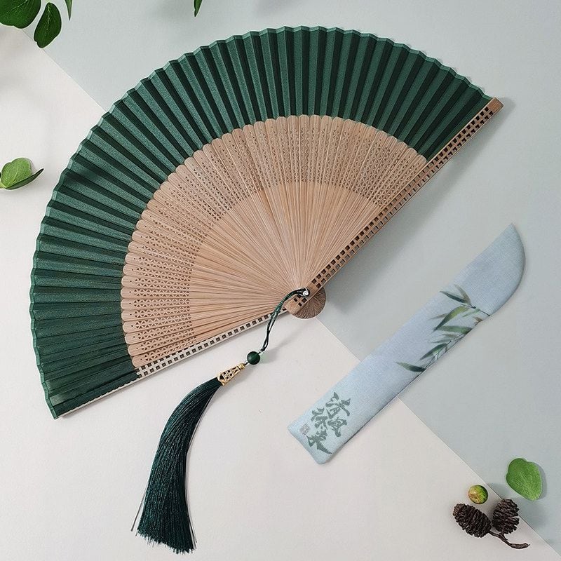 古風鏤空竹扇便攜國風折疊扇子：圖片 3
