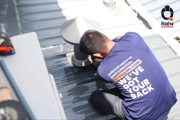 หลังคารั่วหัวน็อต