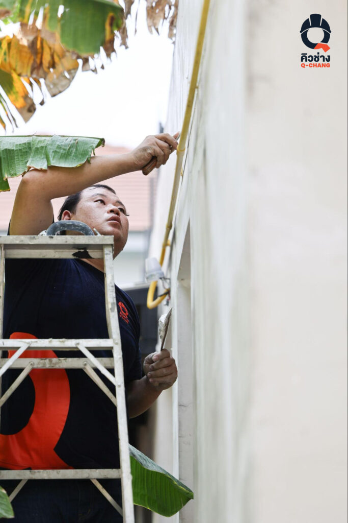 วิธีการทาสีบ้านให้เนียน