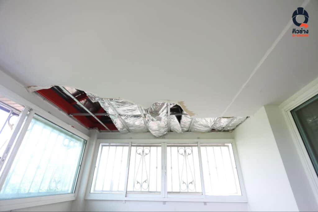 ติดฝ้าเพดานแบบประหยัด