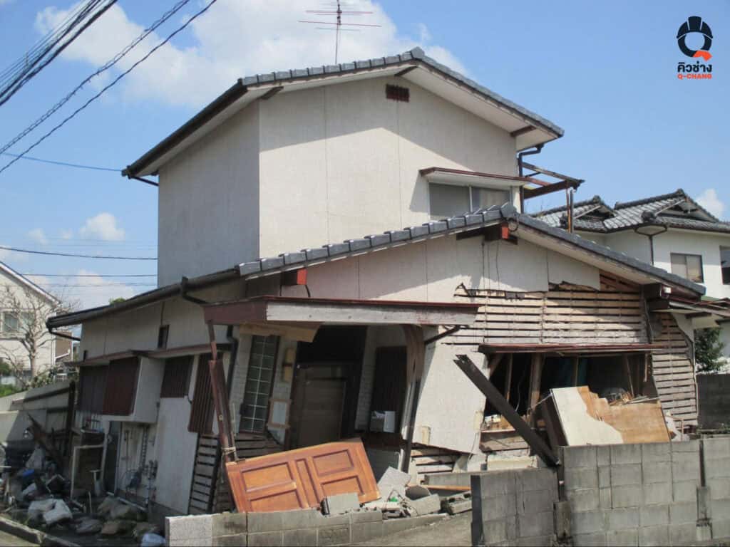 บ้านทรุด ปัญหาที่ตามมา