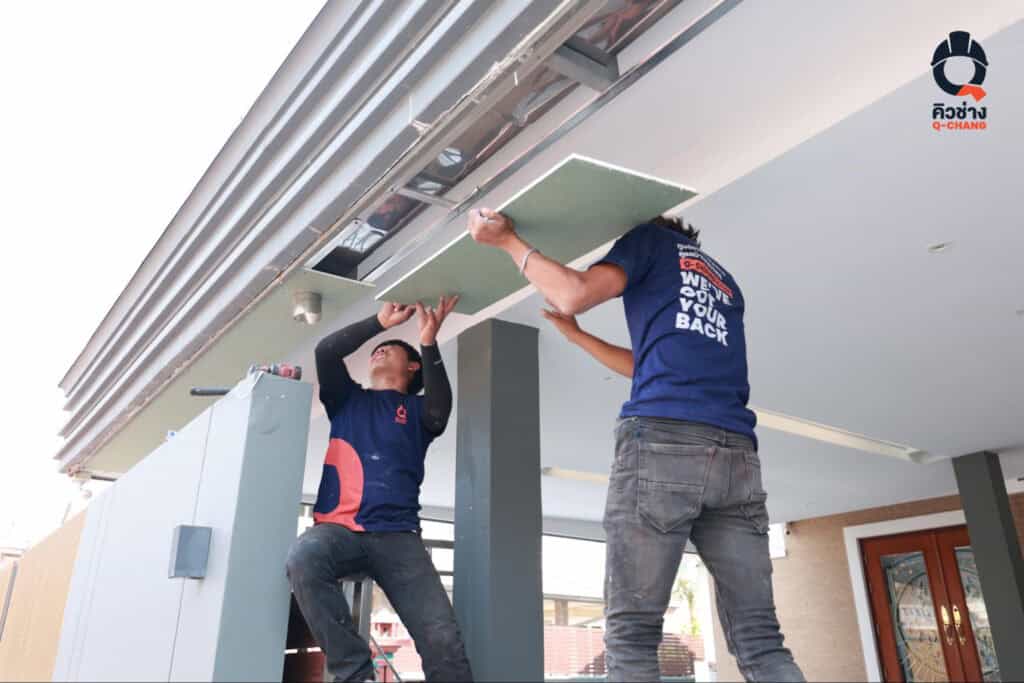 ฝ้าเพดานชำรุด