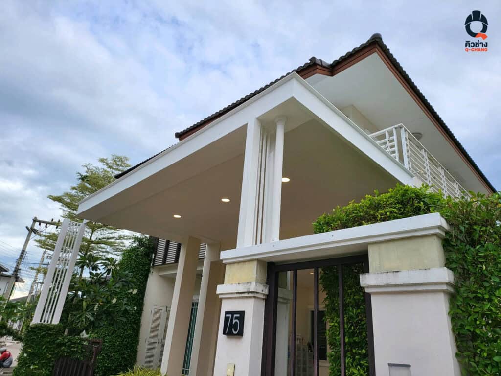 แบบฝ้าโรงรถ