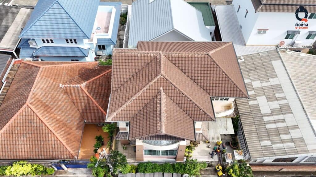 หลังคากันความร้อน วัสดุ