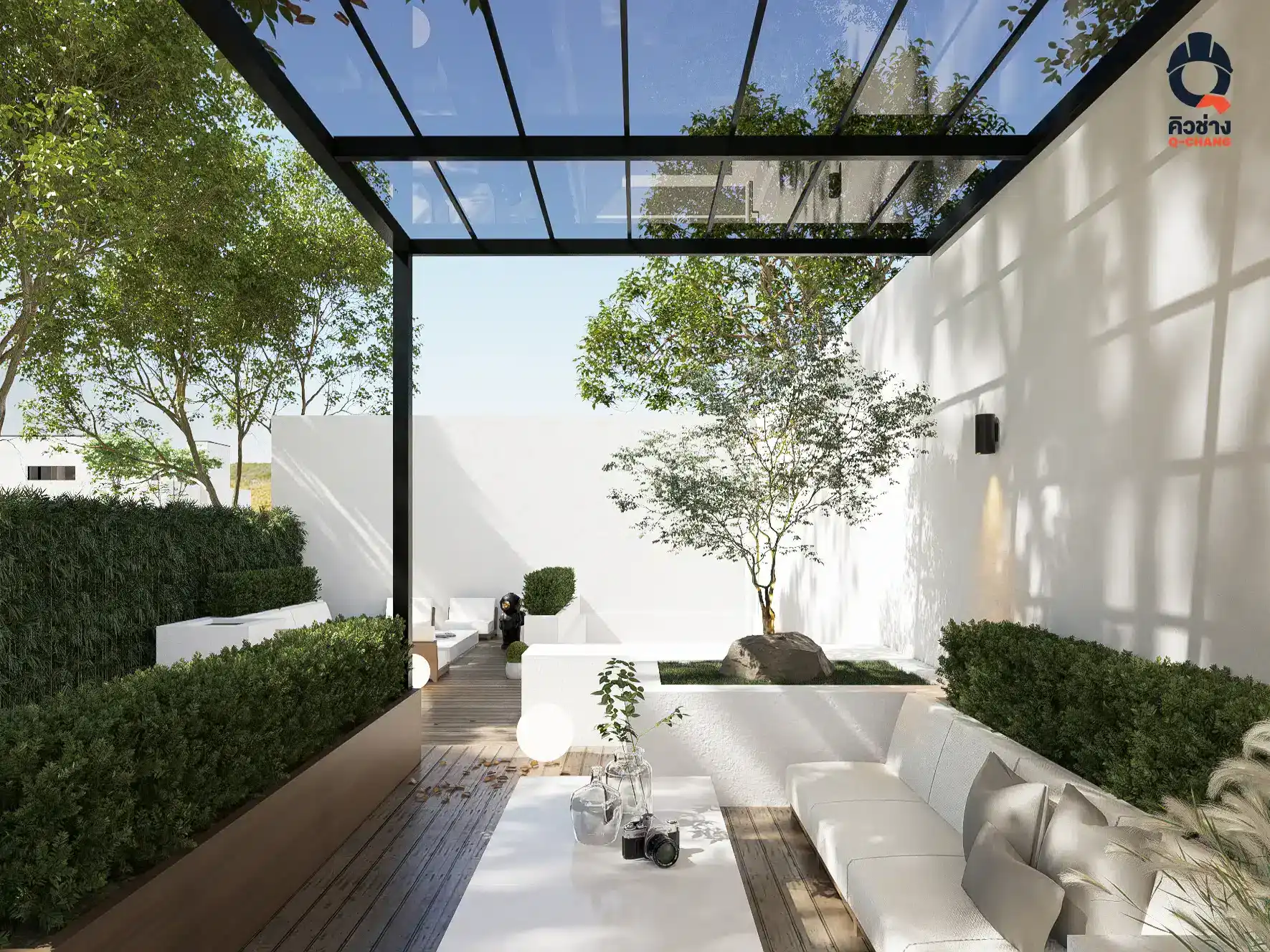 ต่อเติมสวน