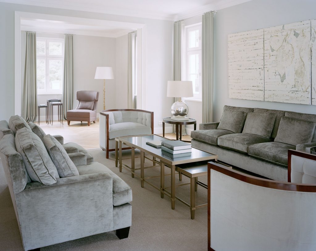 Duesseldorf Tiergartenstrasse Hardenberg Wohnzimmer