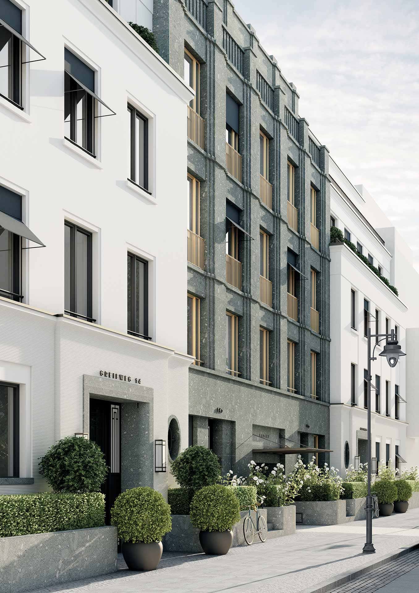 Düsseldorf-Oberkassel Greifweg Fassadenansicht