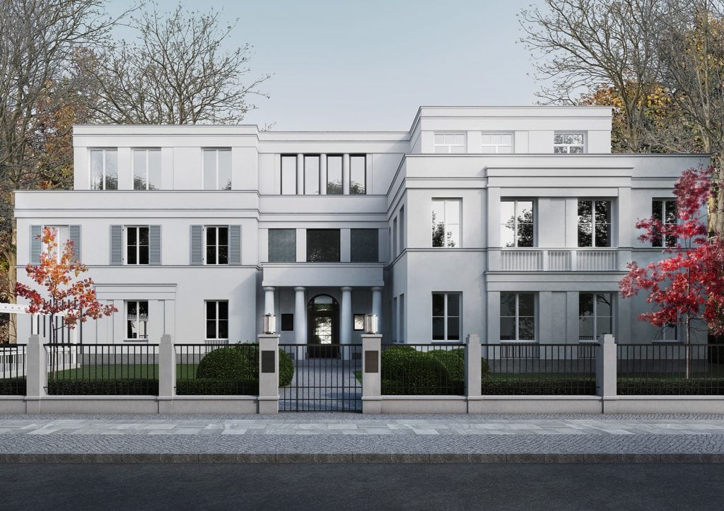 Hamburg-Othmarschen Haus-Bahren Aussen Visu