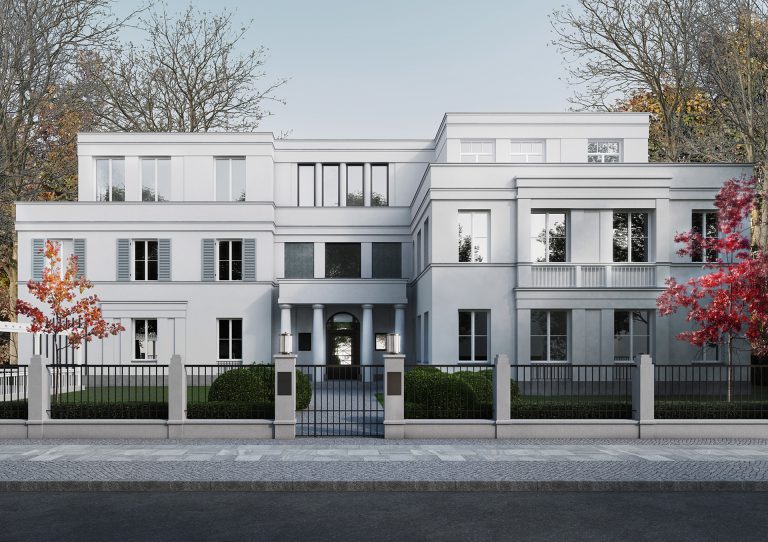 Hamburg-Othmarschen Haus-Bahren Aussen Visu