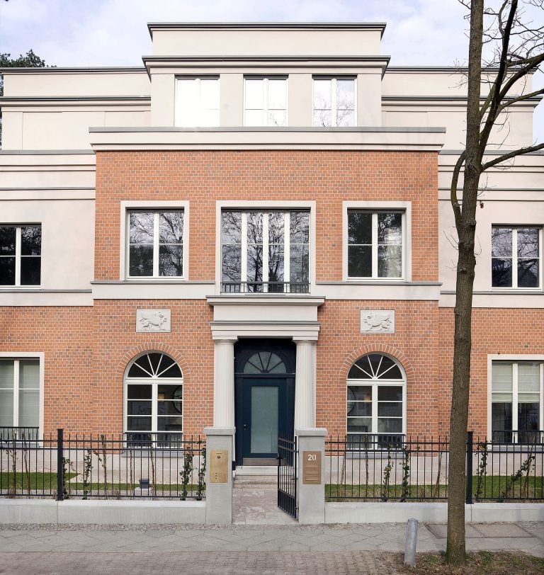 Fassade Menzelstraße Berlin-Grunewald