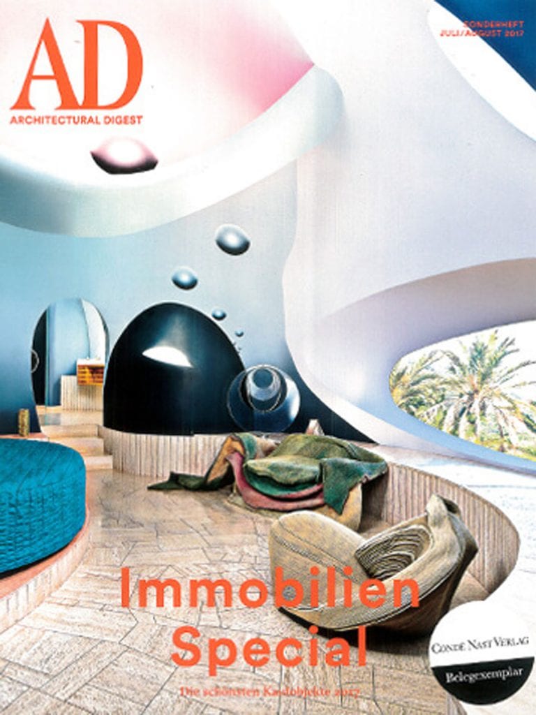 Cover der Publikation Architectural Digest, Immobilien Special