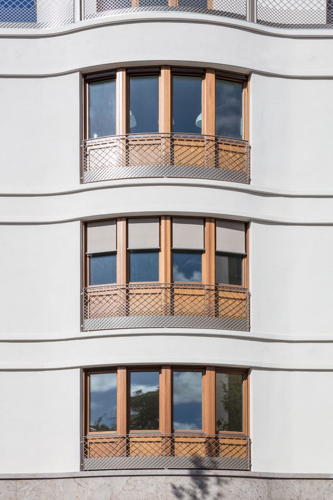 Gerhard Domagk Strasse Kentenich Hof Duesseldorf-Golzheim Fensterdetail