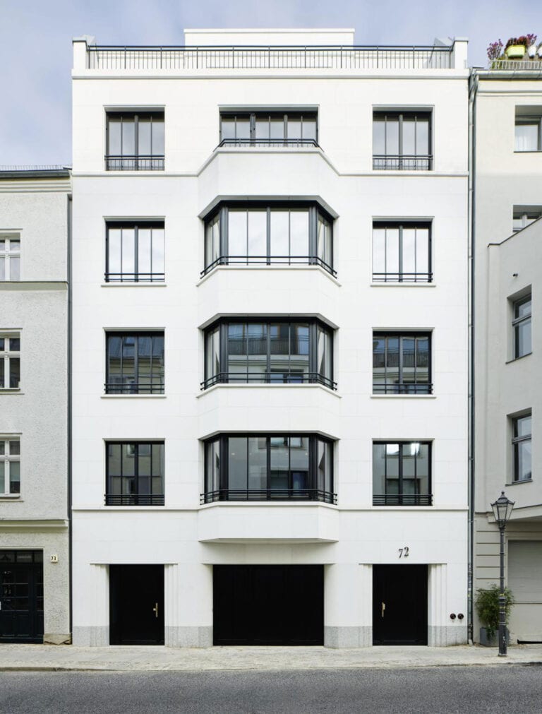 Berlin-Mitte Linienstrasse-LINIE72 Fassade Foto fertiges Haus