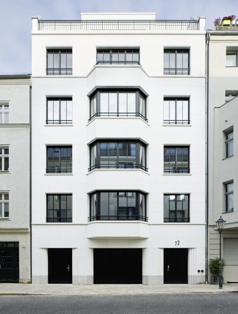 Berlin-Mitte Linienstrasse-LINIE72 Fassade Foto fertiges Haus