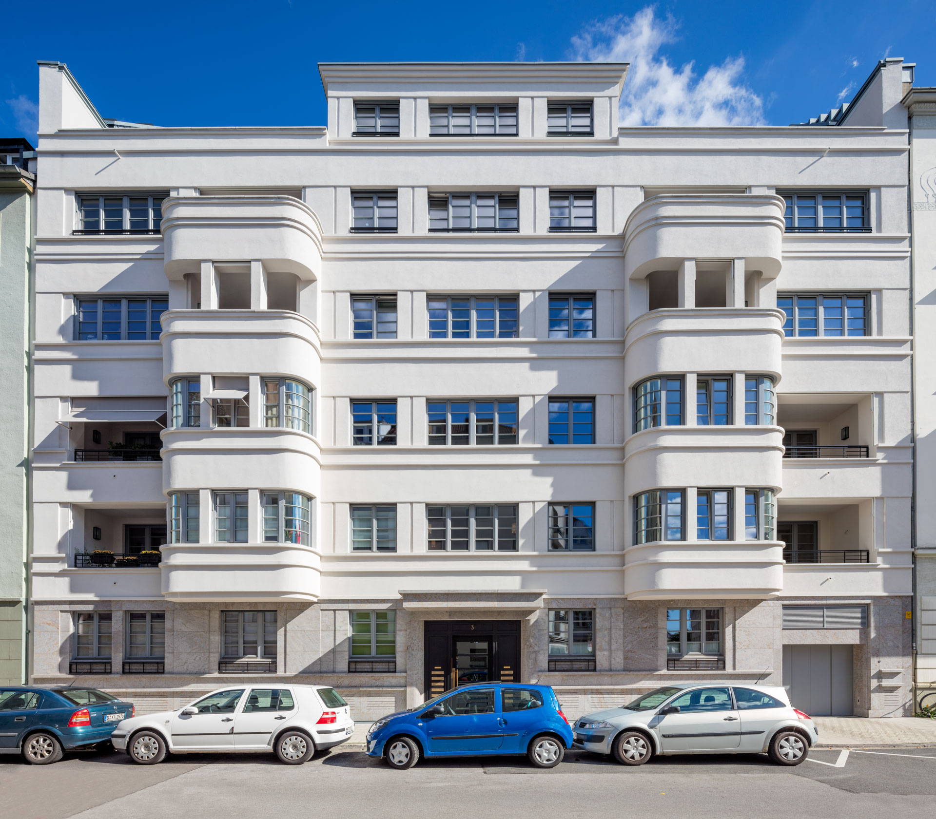 Dusseldorf-Pempelfort Bonardstrasse Fassade frontal