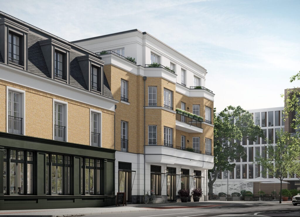 Am Belsenplatz 14 luxuriöse Eigentumswohnungen in Oberkassel Fassadenansicht