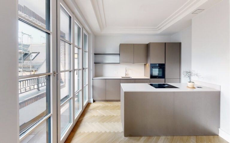 Berlin-Wilmersdorf-Emserstrasse kleines Appartment im Alexander Kuechenansicht