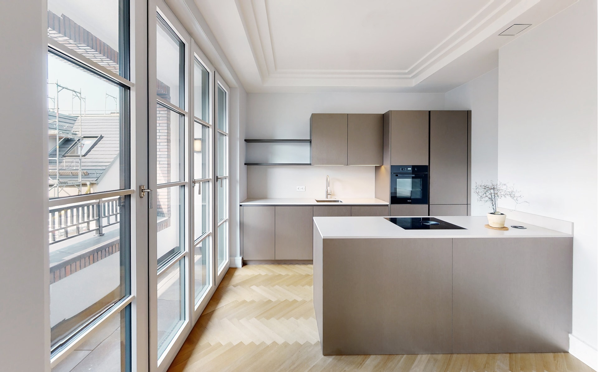 Berlin-Wilmersdorf-Emserstrasse kleines Appartment im Alexander Kuechenansicht