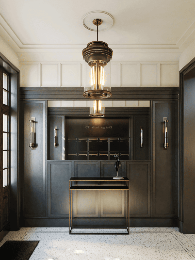 Kissinger Strasse in Berlin-Schmargendorf: Die Foyers des Gebäudes sind hochwertig gestaltet.