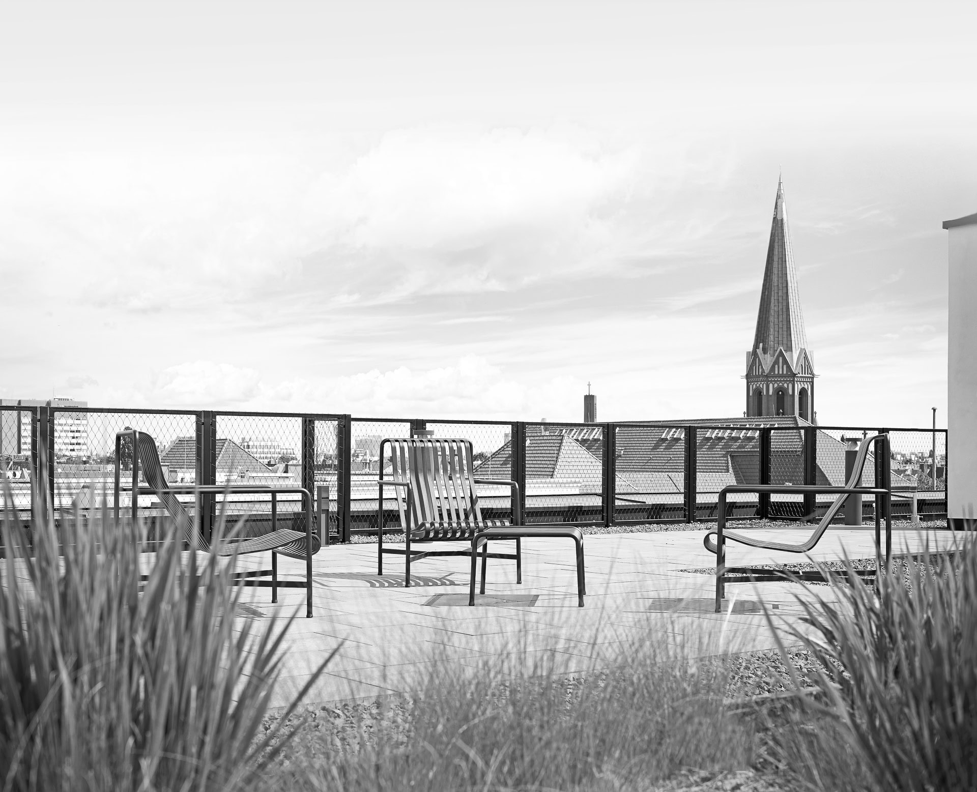 Emser Strasse Dachterrasse des Penthouses