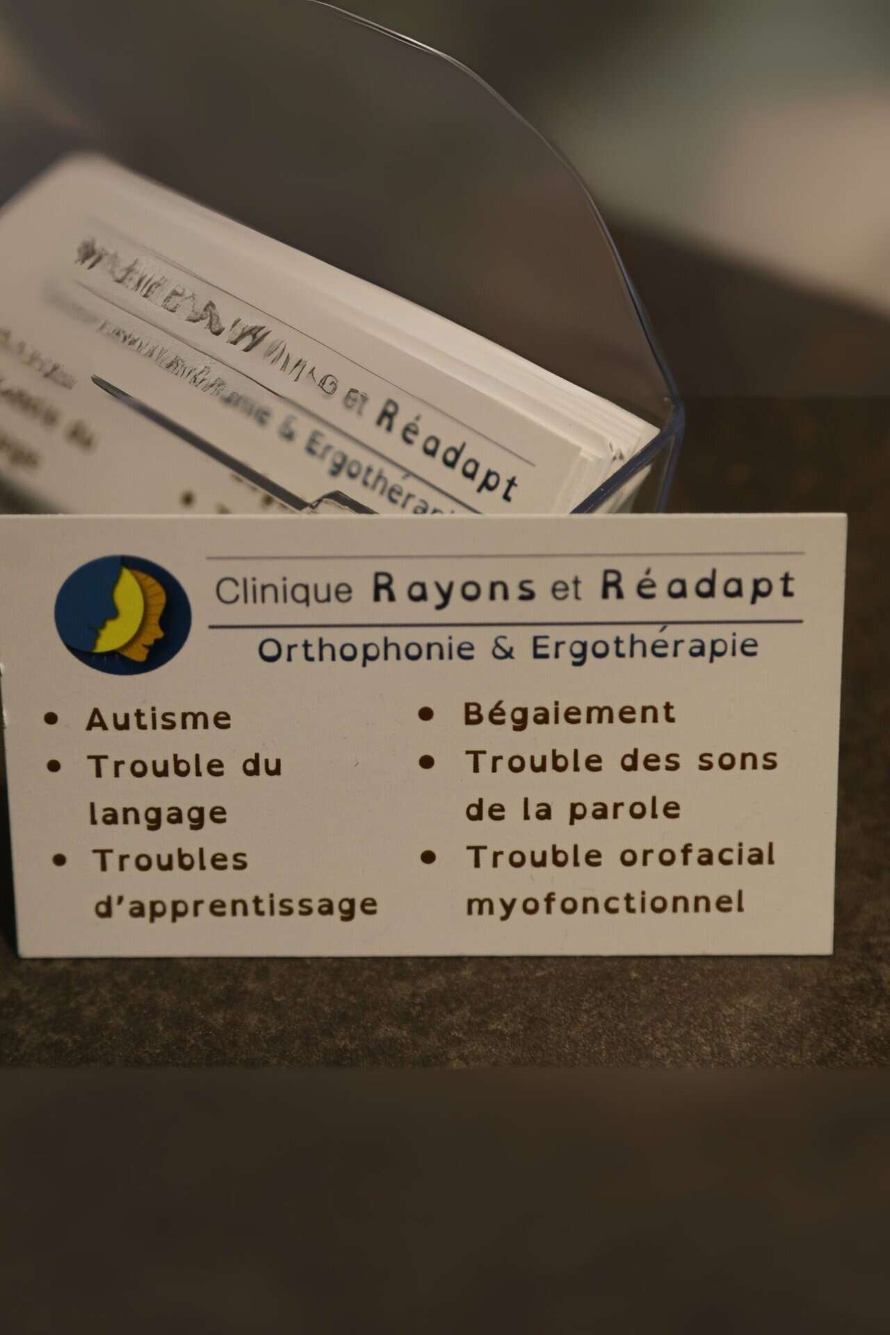 Service en Orthophonie - Clinique Rayons et Réadapt