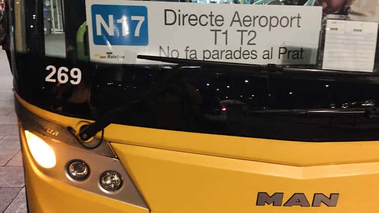 Barcelona suma buses publicos directos al aeropuerto