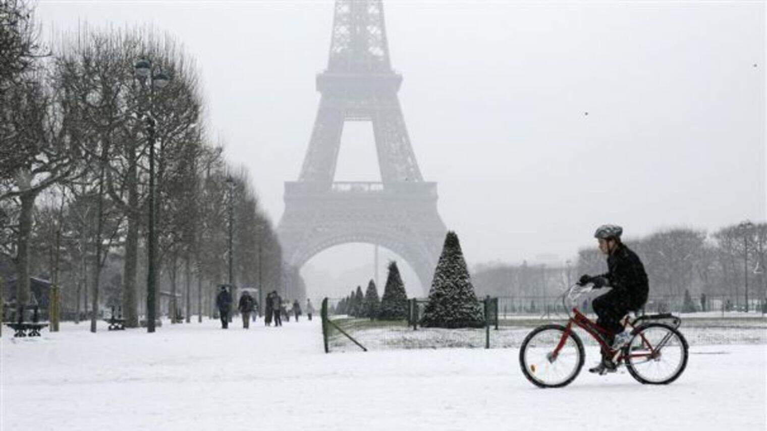 Nieve en Paris