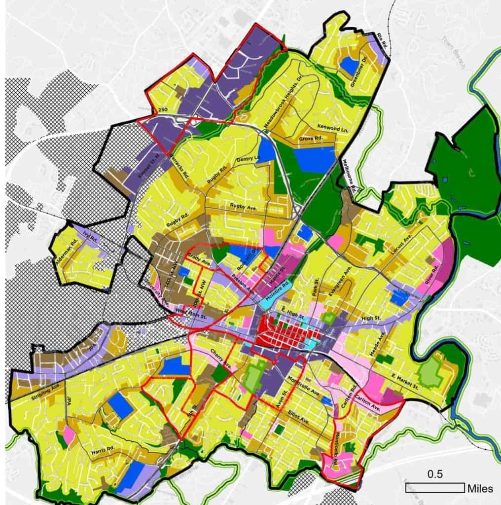 FLUM – Charlottesville’s Future Land Use Map (2021)