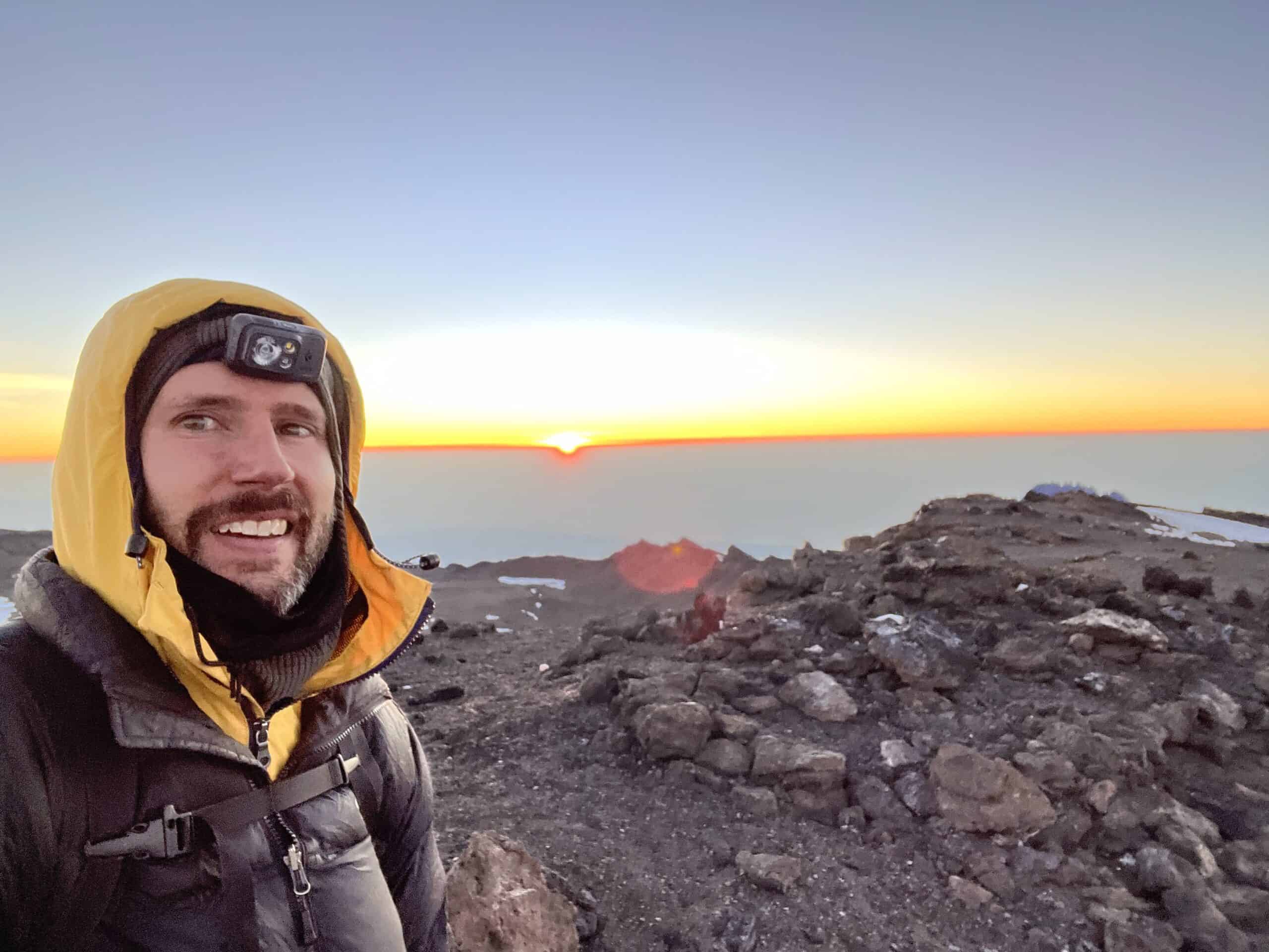 Anthony on Kilimanjaro Summit