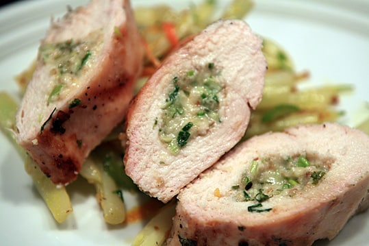 Filet de Poulet Farci Cookeo : Épinards et Chèvre, Recette Facile