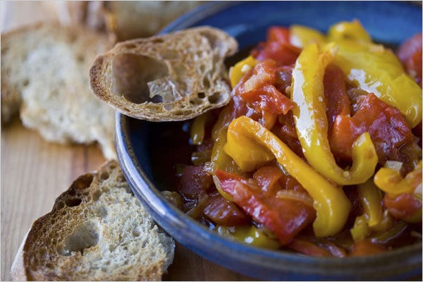 Compotée de poivrons au Thermomix