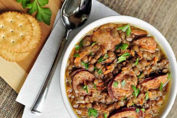 Saucisse aux Lentilles au Thermomix : Recette Traditionnelle