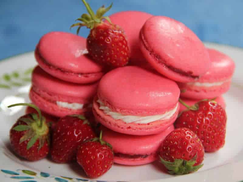Macaron Fraise au Thermomix – Recette Facile et Gourmande