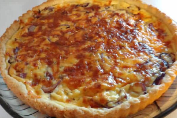 Tarte aux Oignons et Béchamel au Thermomix – Recette Facile