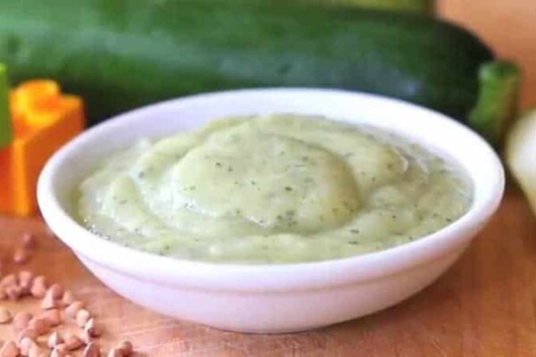 Purée de courgette et pomme de terre au Thermomix pour bébé