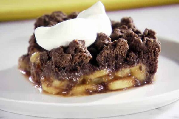 Crumble chocolat bananes au Thermomix : recette facile et gourmande