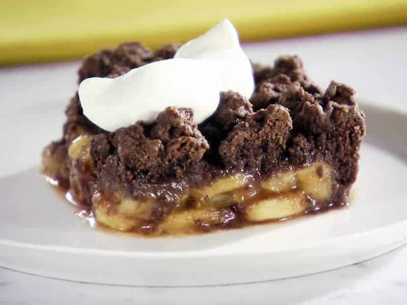 Crumble chocolat bananes au Thermomix : recette facile et gourmande