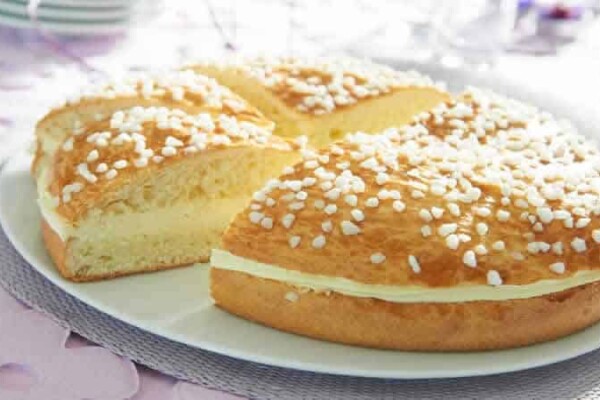 Tarte Tropézienne light au Thermomix : recette allégée facile