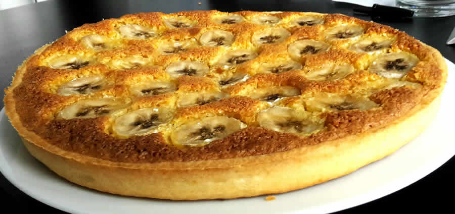 Tarte coco banane facile au Thermomix : recette exotique