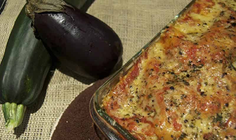 Gratin aubergine et courgette au Thermomix