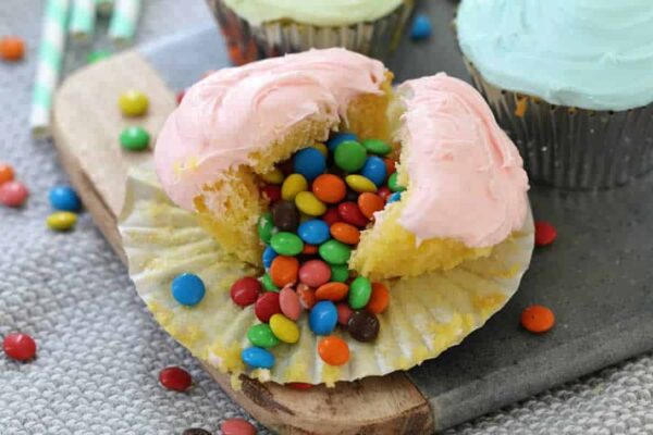 Cupcakes Surprise au M&M au Thermomix : Recette Facile
