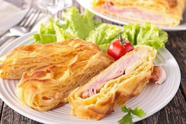 Feuilleté au Jambon Comté au Thermomix : Recette Facile