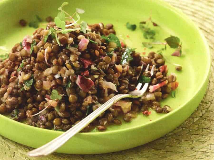 Salade de Lentilles Vertes au Thermomix – Recette Facile