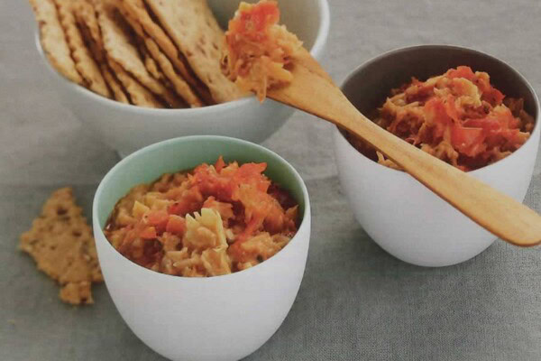 Tartinade d'Artichaut et Tomate au Thermomix : Recette Apéro