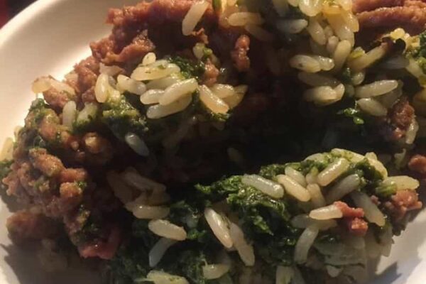 Viande Hachée Épinards et Riz au Cookeo : Recette Facile