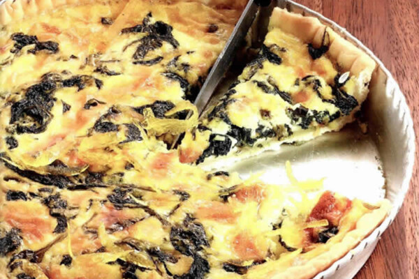 Tarte aux Épinards et Citron Confit au Thermomix