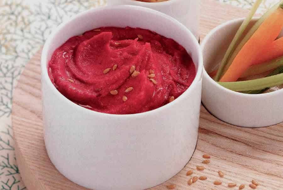 Houmous de Betterave au Thermomix (Recette Facile et Colorée)