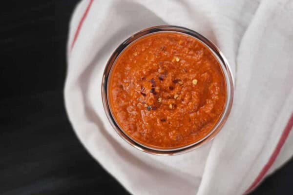 Pesto de Poivrons Rouges au Thermomix (Dip Apéritif Facile)