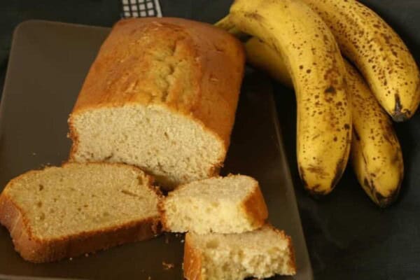Plum Cake Yaourt Banane au Thermomix, moelleux et gourmand